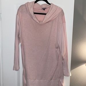 Light Pink Cowl Neck Sweater